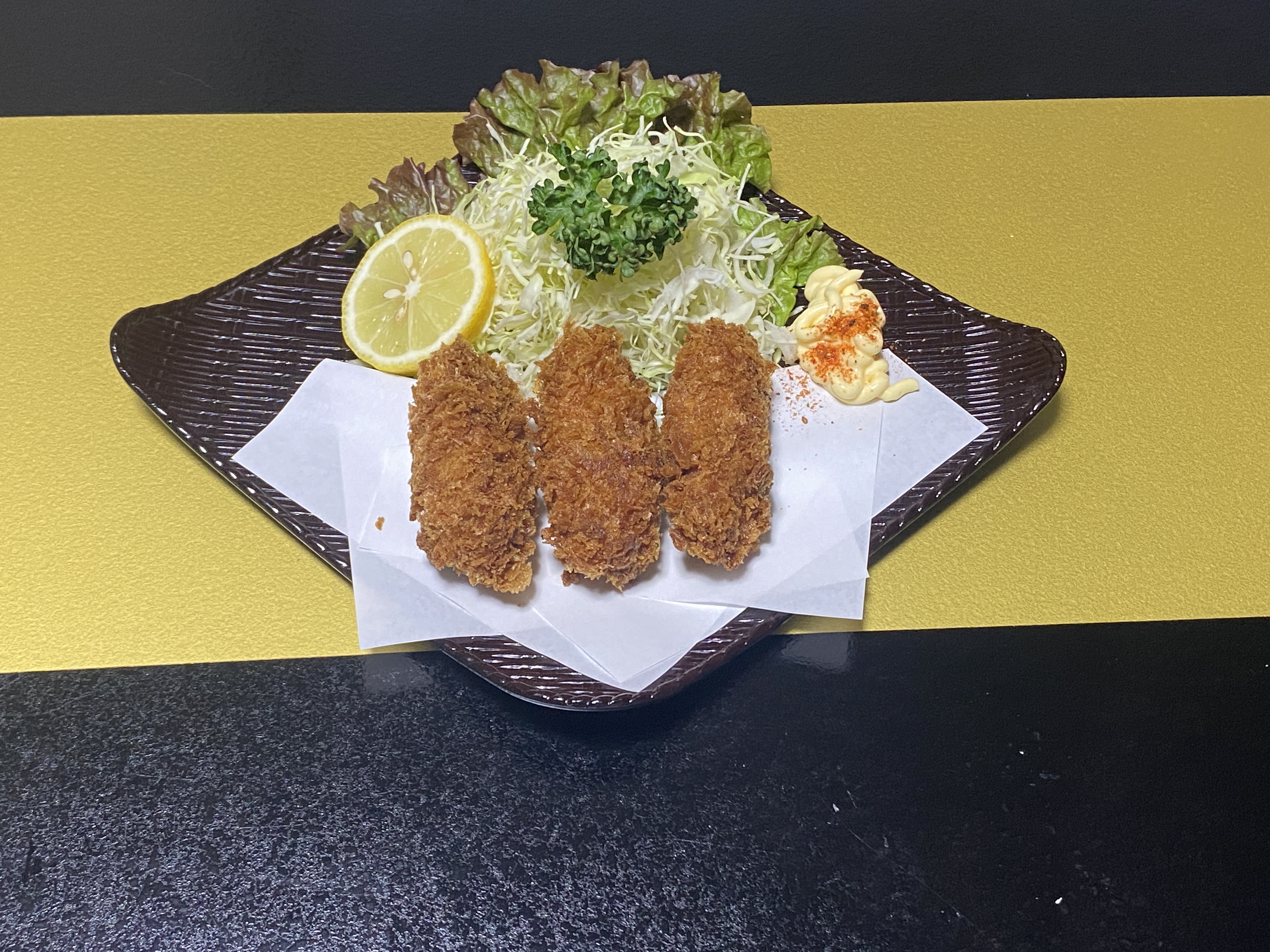 揚げ物　カキフライ